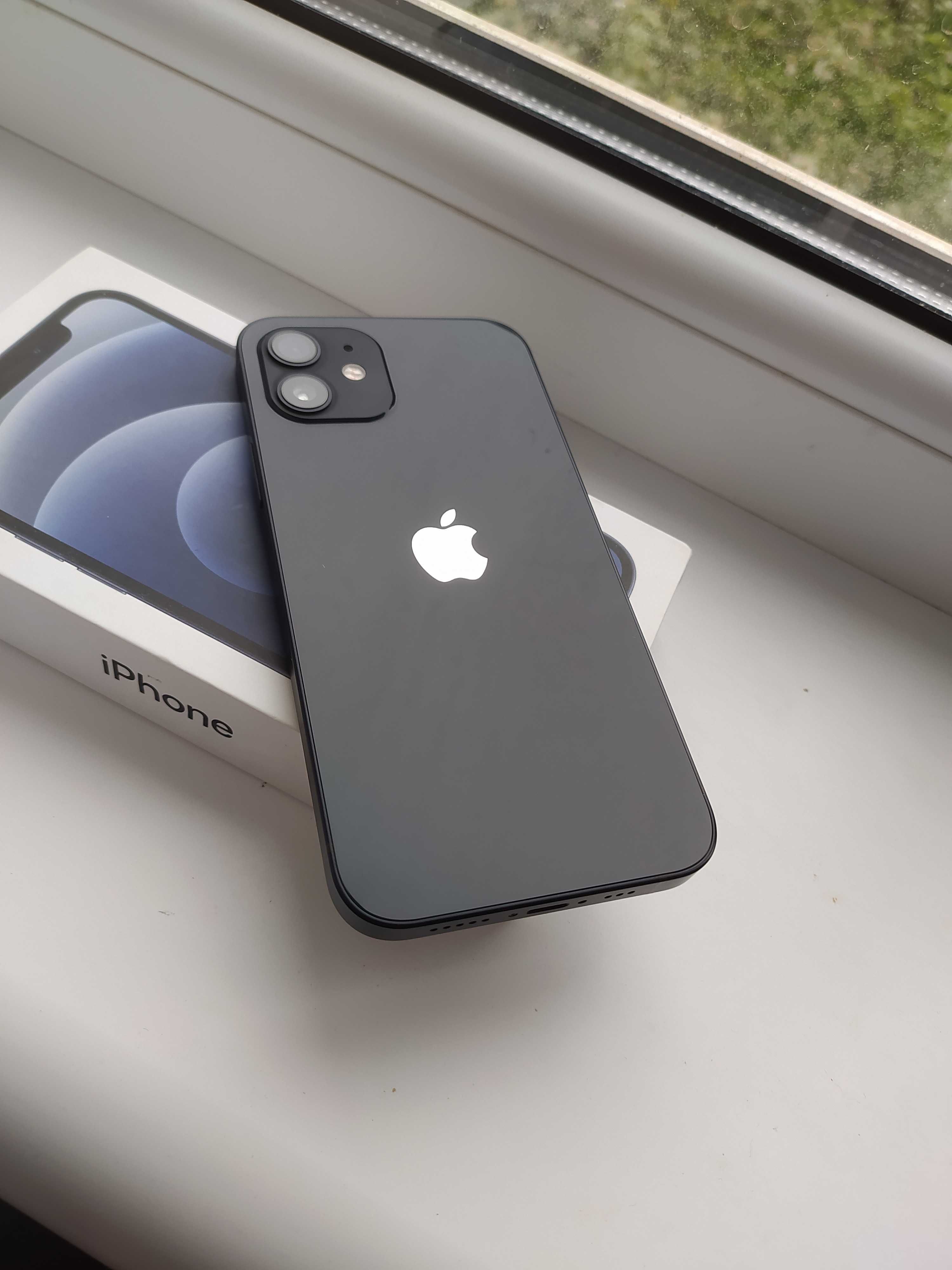 iPhone 12 Black 64gb Neverlock в идеальном состоянии