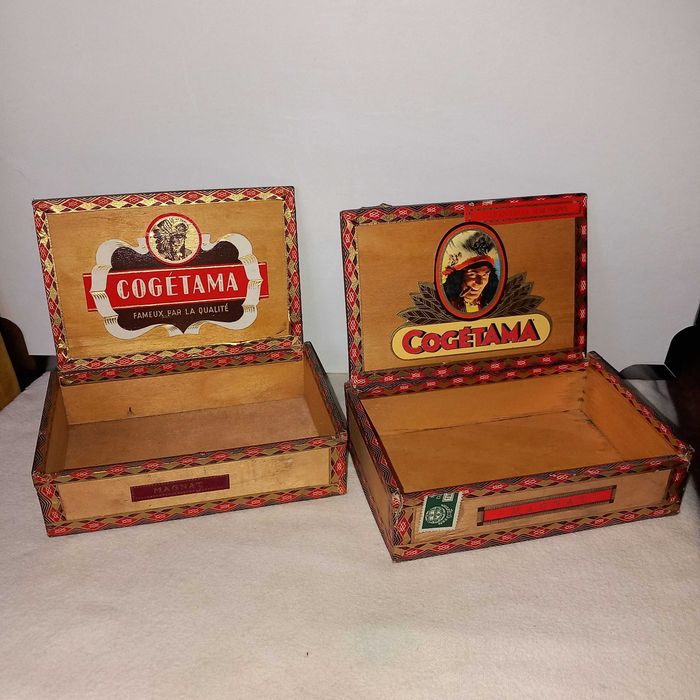 Caixas antigas de charutos