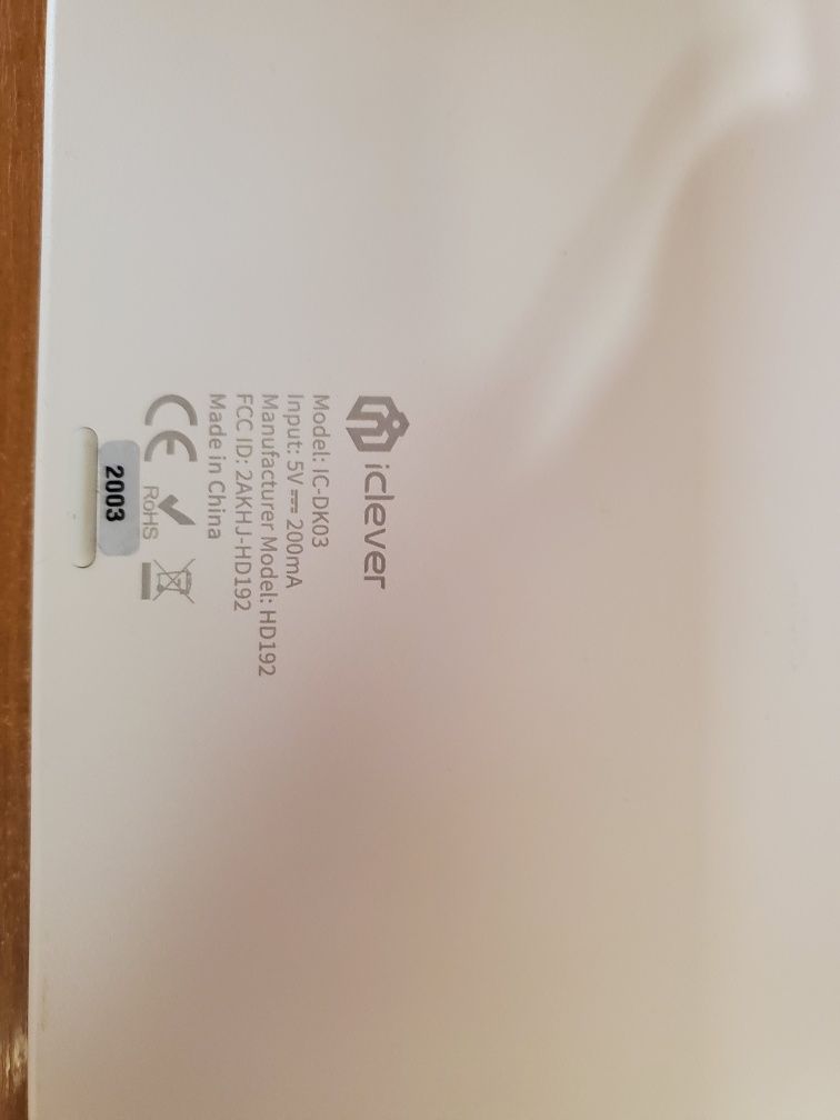 Бездротова ультратонка клавіатура iClever IC-DK03 Bluetooth 4,2 + 2,4G