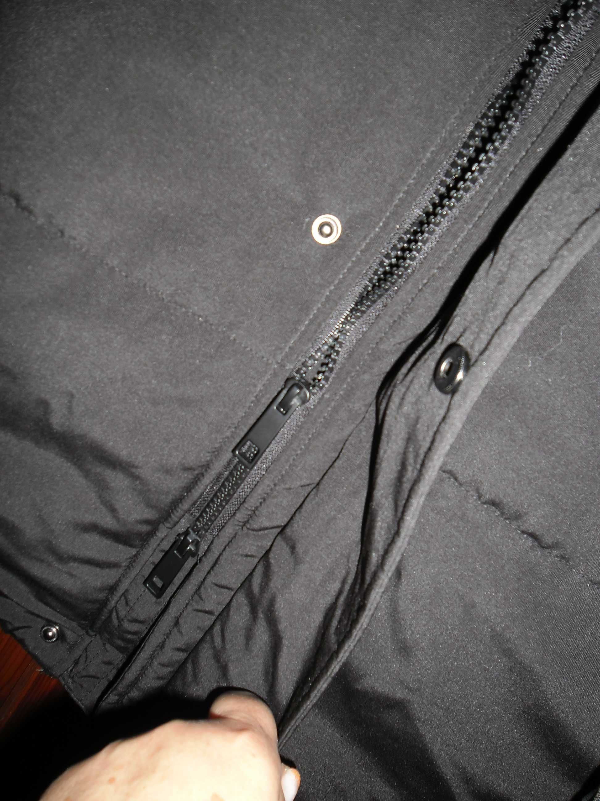 duża nowa parka zimowa męska w klatce 132cm