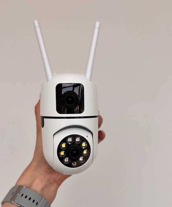 Камера відеоспостереження V380 pro для вулиці поворотна 4мп бюджетна