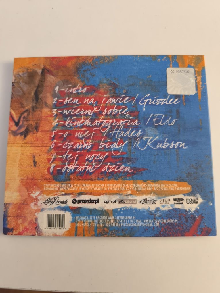 Płyta CD Pelson - 3854 i 3 Kroki AUTOGRAF rap hip hop