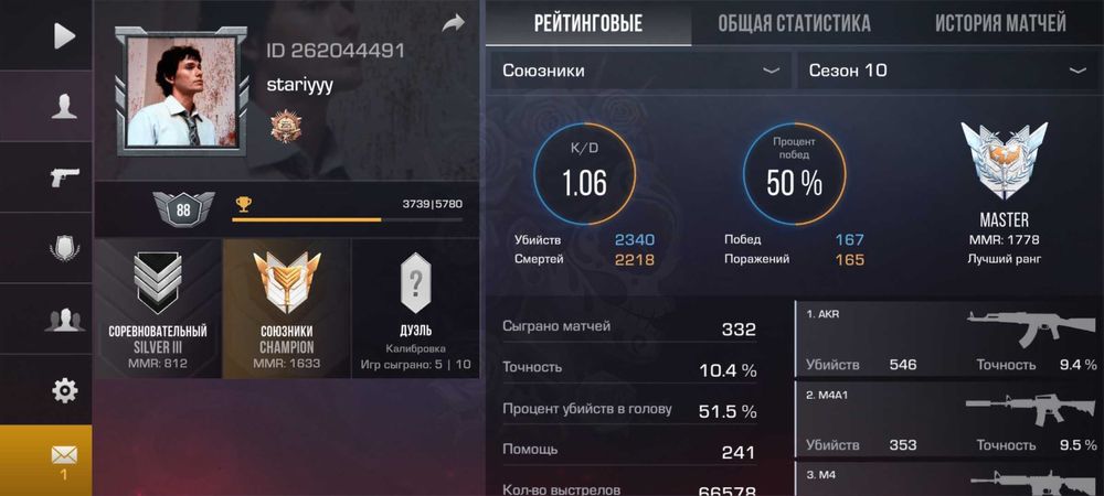 Аккаунт standoff 2