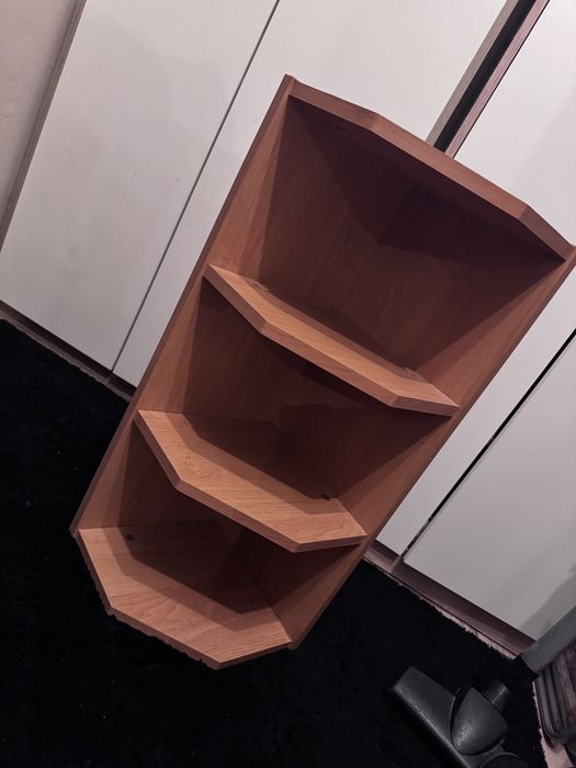 Szafka półka narożna drewniana 72