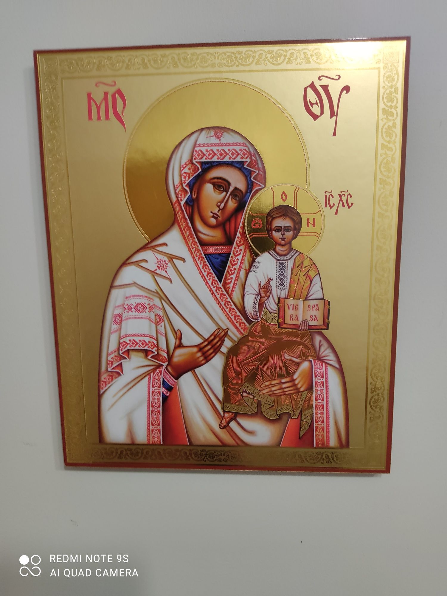 "Maryja Viadimirskaya"-nowy obraz-ikona na desce!
