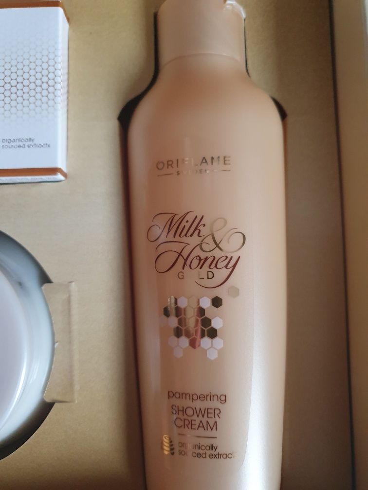 Nowy zestaw Milk&Honey  Gold Oriflame w pudełku