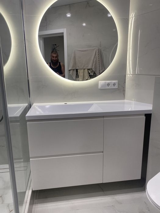 Стільниця столешница у ванну над пральною машиною під замовлення