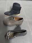 botins compensados loja prof e sapatos ganga e da eureka