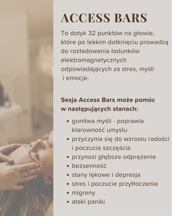 Masaż głowy Access Bars