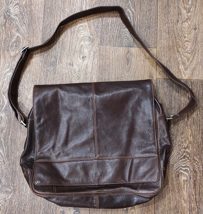 Hugo Boss брендова шкіряна сумка