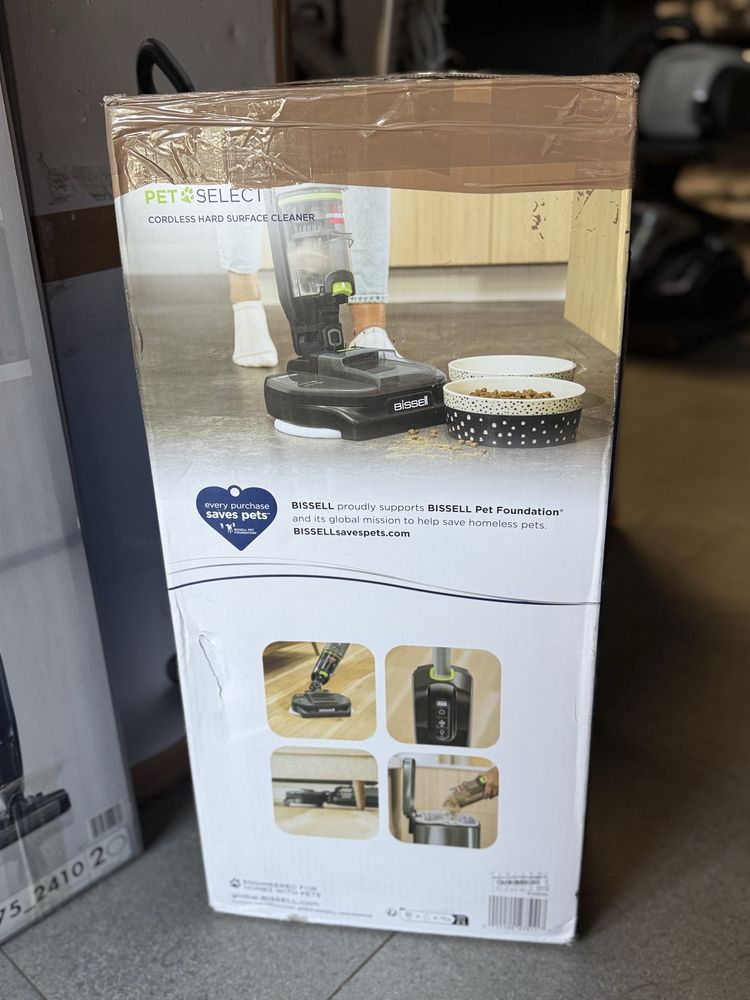 Акумуляторний пилосос миючий Bissell SpinWave + Vac Pet Select