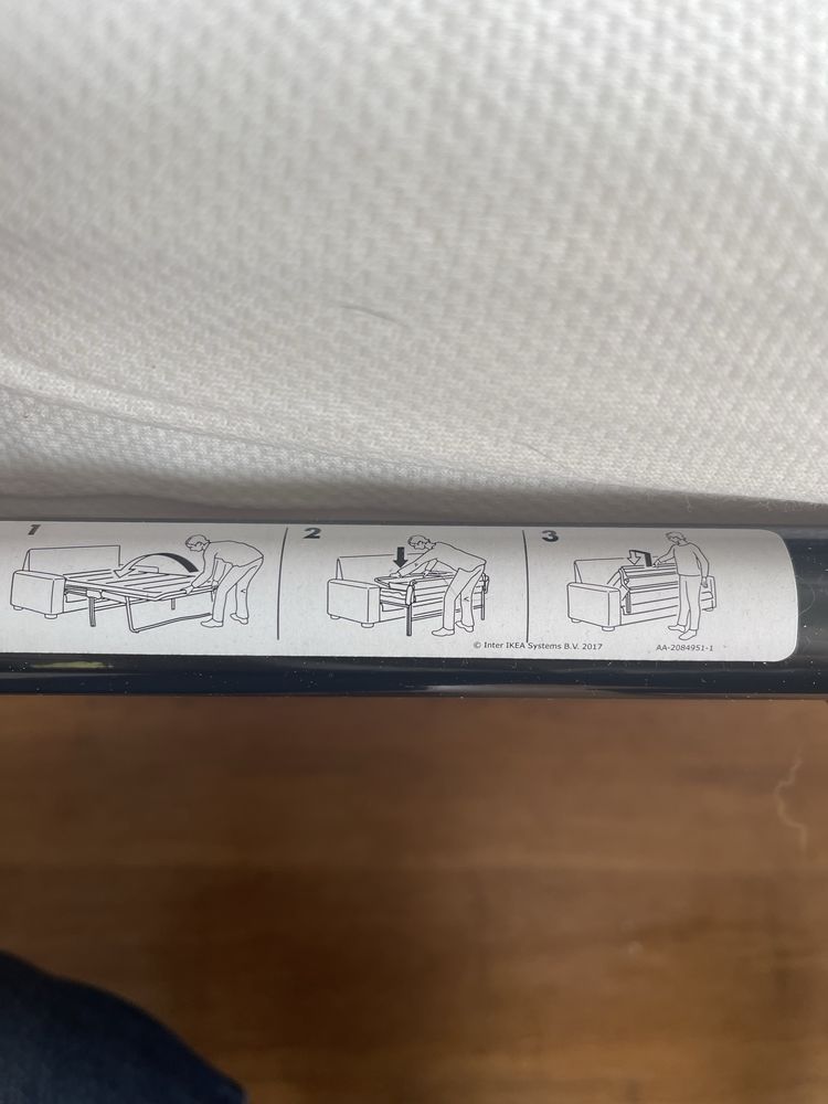 Sofa kanapa rozkładana Lindhult Ikea jak Vimle
