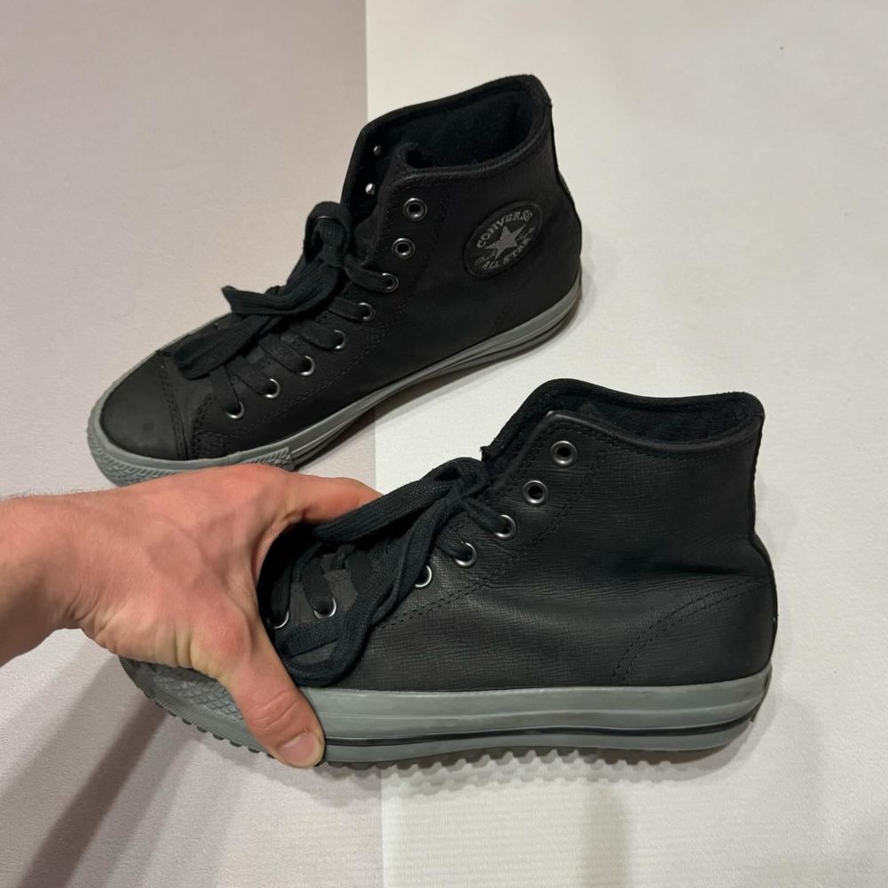 Кросівки шкіряні Converse All Star чорні 42 розмір