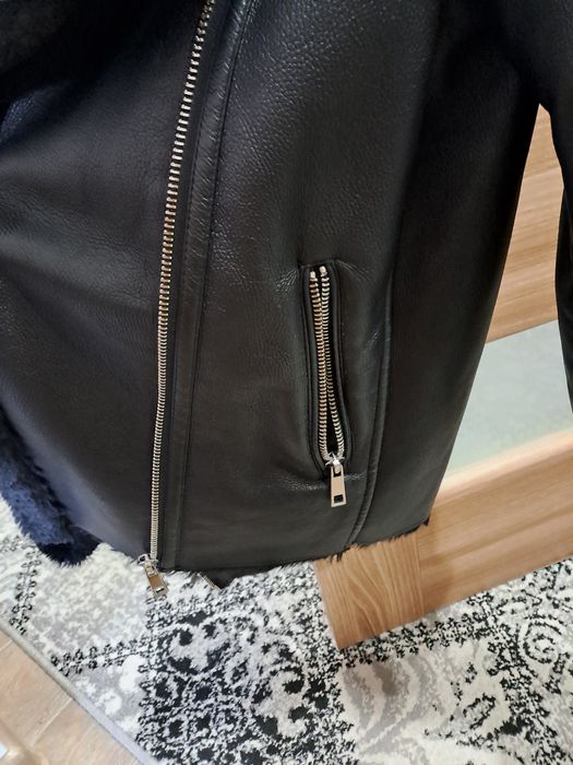 Женская  дублёнка (кожзам.)48р