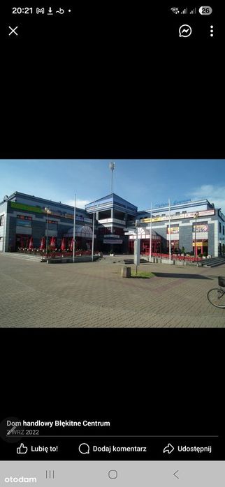 Lokal użytkowy Błękitne Centrum ul. Piłsudskiego 31 lokal 203 ,72,60m2