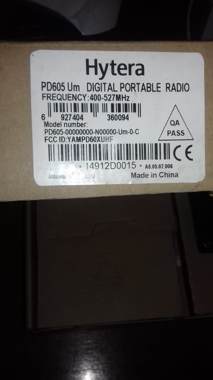 Радіостанція/ рація Hytera PD605  (400-527 MHz) количество 3 шт