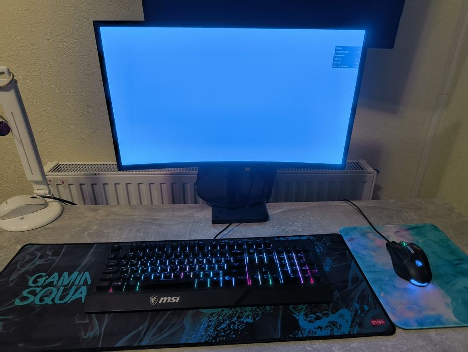 Продам Монітор Samsung LS27C360EAIXCI curved та мишку з клавою