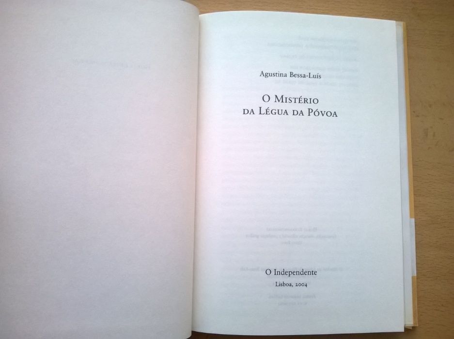 O Mistério da Légua da Póvoa - Agustina Bessa-Luís