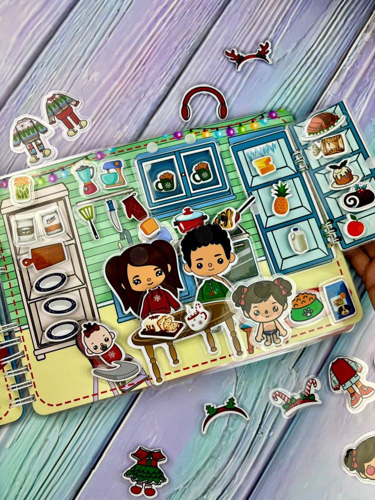 Toca boca на липучках развивающие игры моторика тока бока