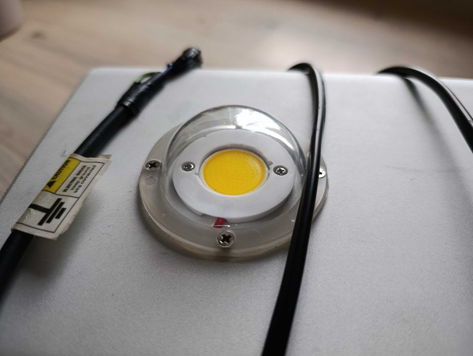 Lampa LED, naświetlacz do uprawy, przemysłowy, radiator, 4000 K