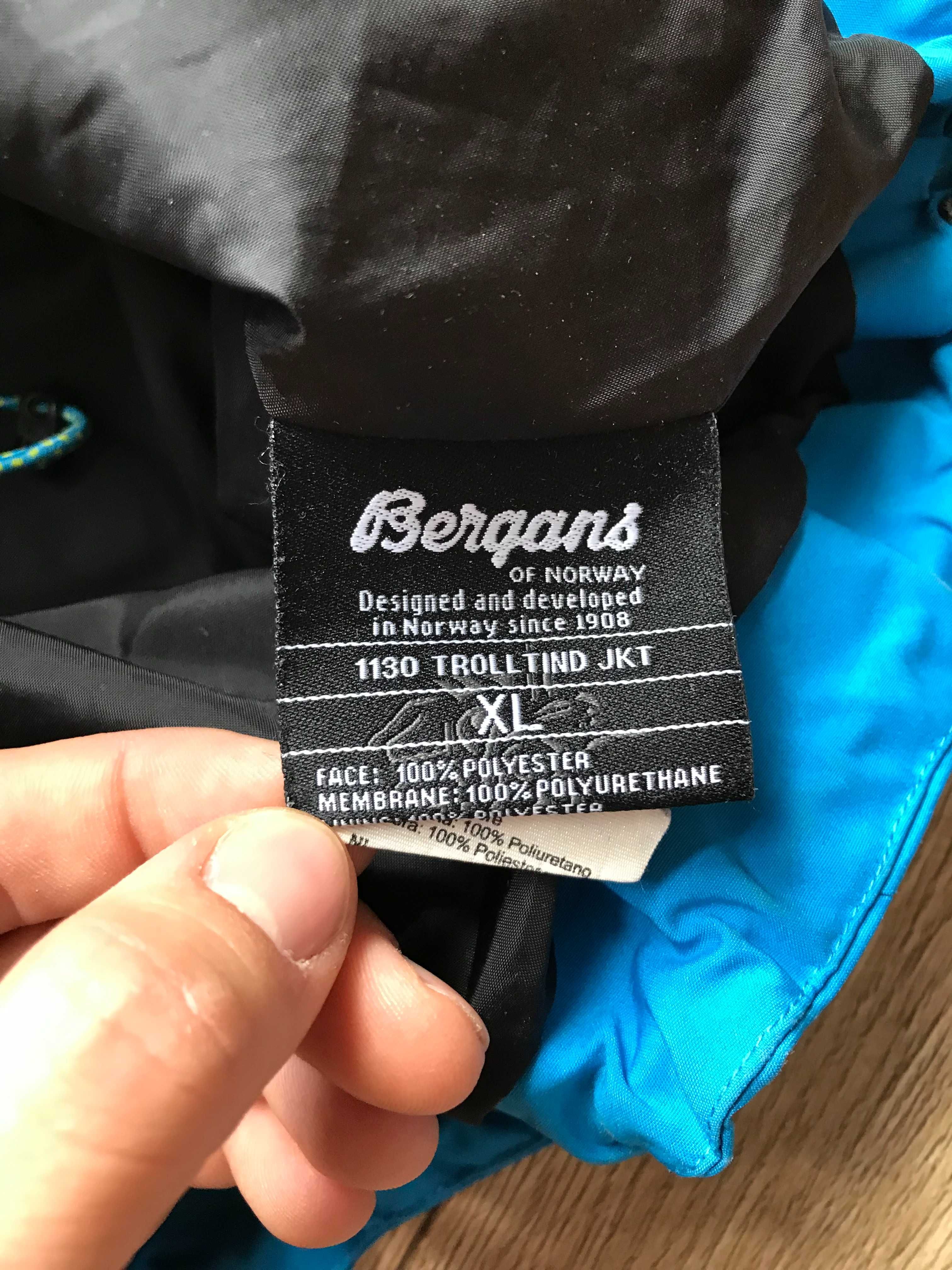 Kurtka lekka Bergans of Norway Trolltind rozm. XL waterproof