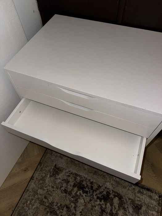Komoda na kółkach ALEX Ikea biała