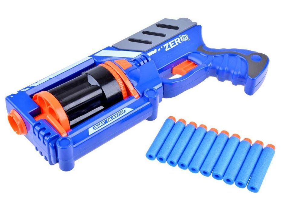 pistolet blaster naboje piankowe 10szt broń za3286