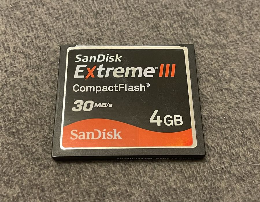 Sandisk Extreme III 4gb CF Compact Flash