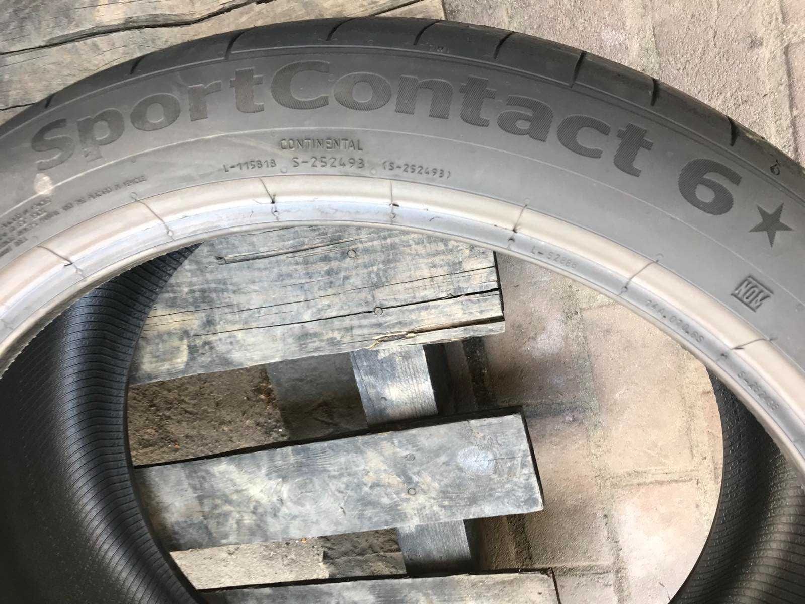 Шини Continental 255/40r21 Пара літо б/у склад Оригінал