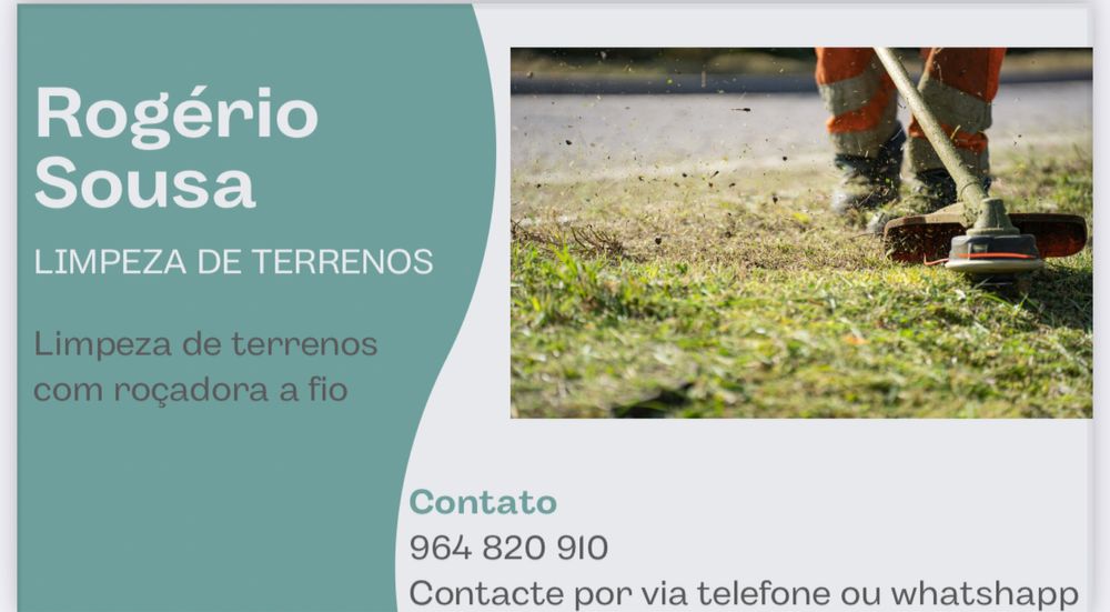 Limpeza de terrenos com rocadora