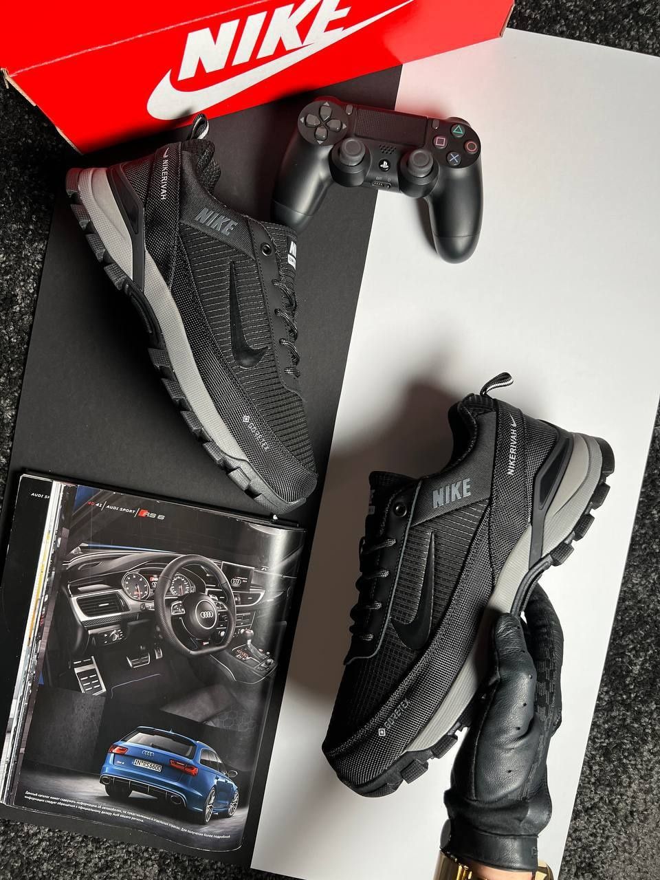 Чоловічі Зимові кросівки Nike Rivah Gore-Tex Termo Чорні