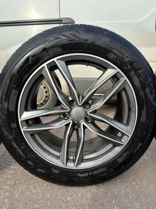 Диски Audi з шинами Dunlop 255/55/19 в зборі