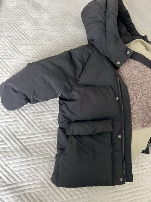 Теплий пуховик zara