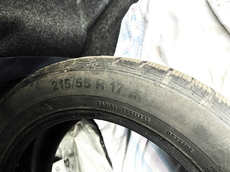 Шина Continental/Континенталь 215 55 17  зима