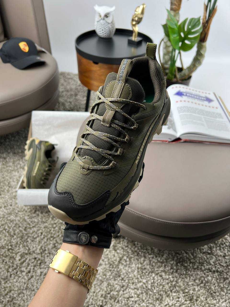 Чоловічі кросівки мерел Merrell Moab Speed 2 Gore-Tex Khaki [41-46]