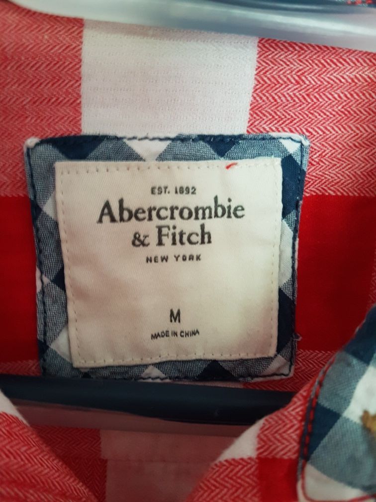 koszula w kratę abercrombie & fitch M
