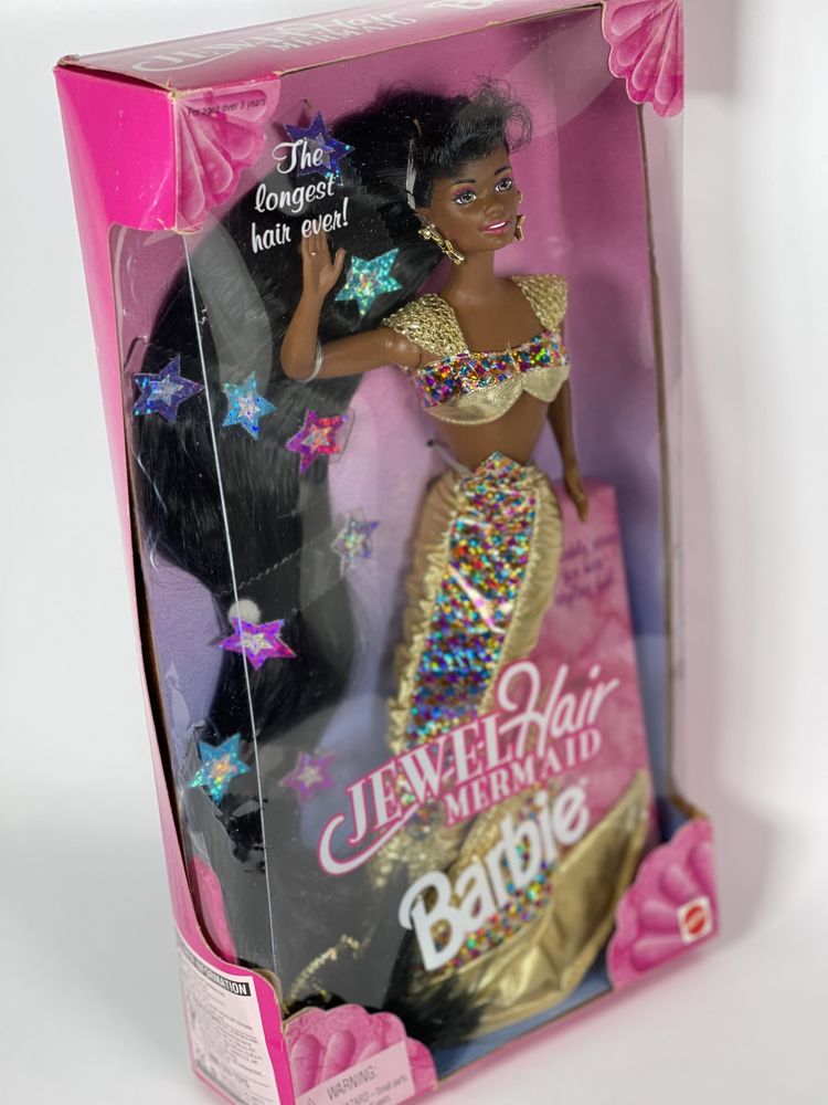 Barbie Jewel Hair Mermaid African-American Longest Hair Ever 1995