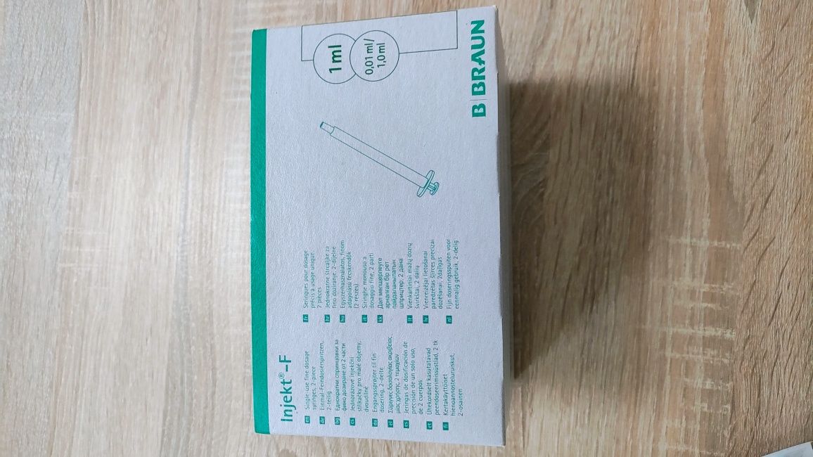 Strzykawki Braun 1ml 100 sztuk