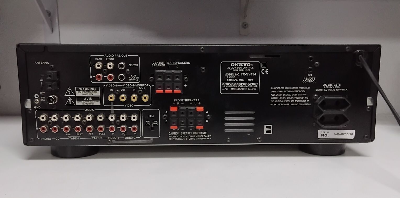 ONKYO amplificador TX-SV434