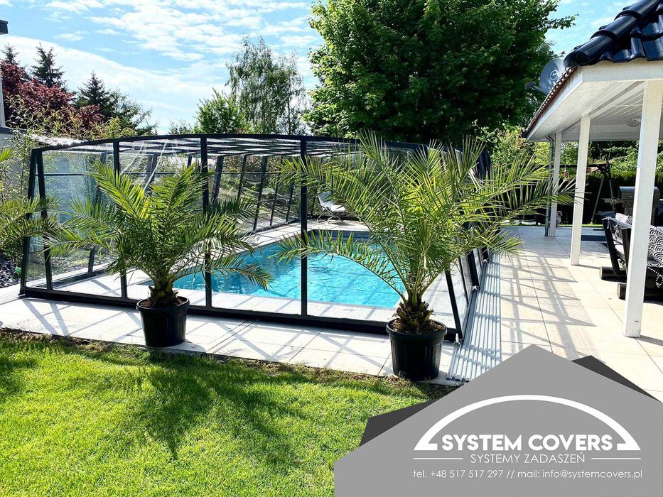 Zadaszenie basenowe, basenu, 500 x 1075 x230 cm - System Covers