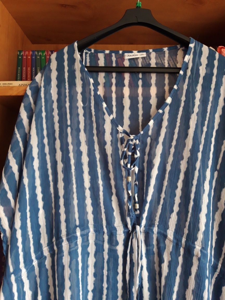 Śliczna dłuższa bluzka, tunika, narzutka rozmiar 48/50/52/54  6XL