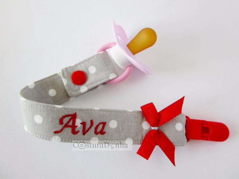 Fita para chupeta - Bonito presente Natal