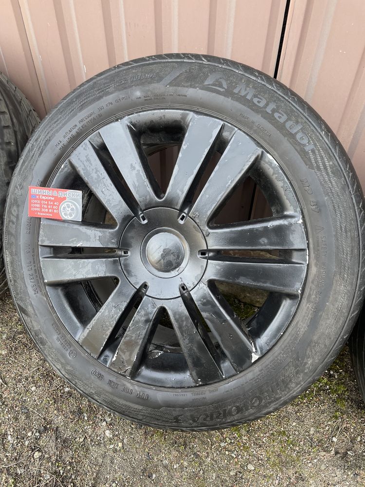 диски 5x112 R16 vw b6 jetta passat b6 Skoda літо 205/55/16