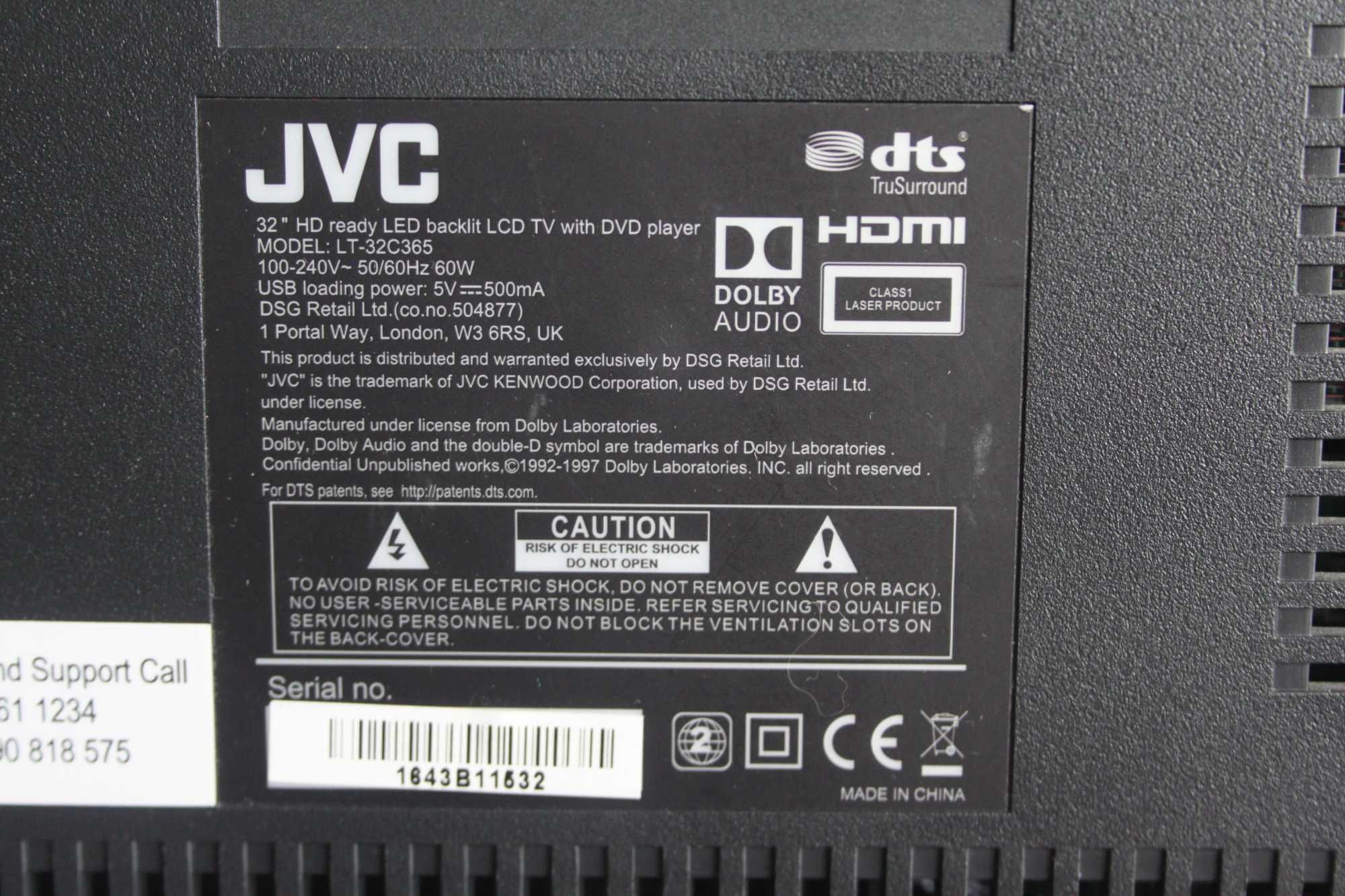 Telewizor JVC LT-32C365 32"