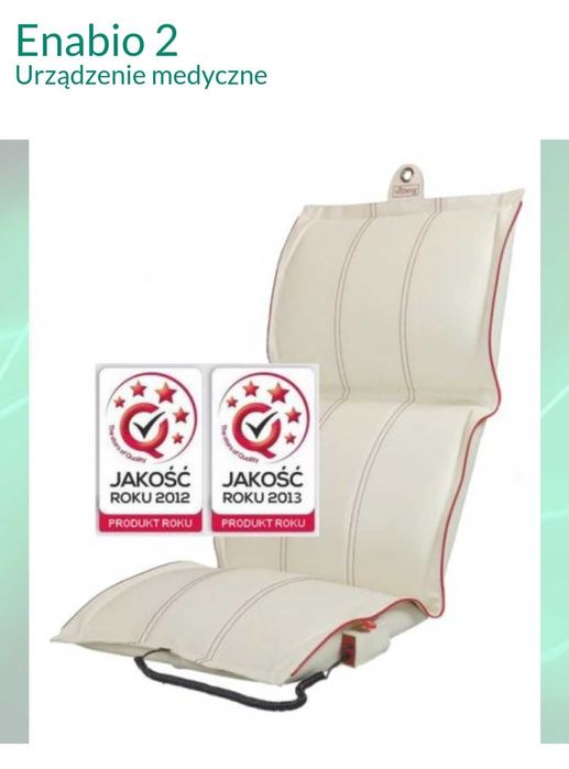 Materac do terapii wibracyjnej Vitberg Enabio z dodatkową poduszką