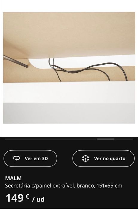 Secretária como nova!