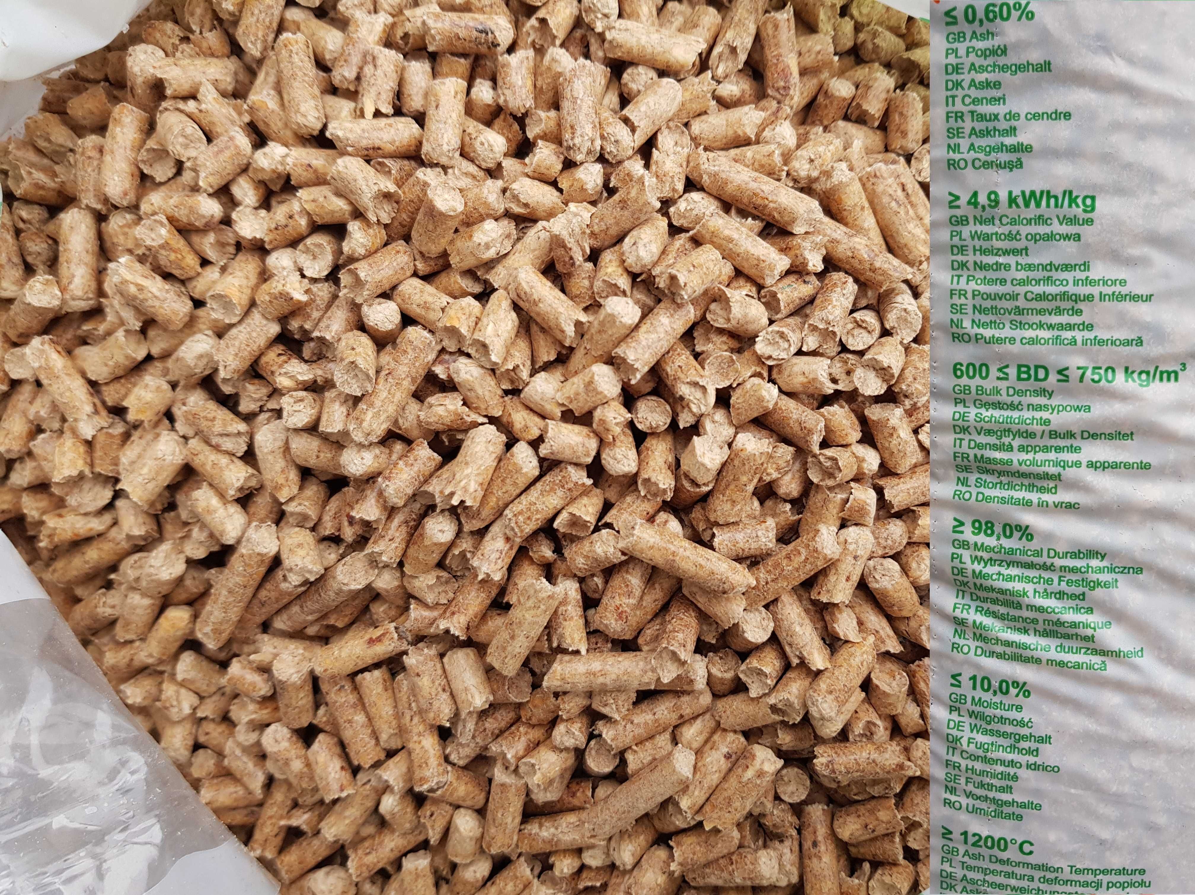 Pellet Barlinek A1 dowóz Śląsk pelet certyfikat Rezult Olczyk Slav