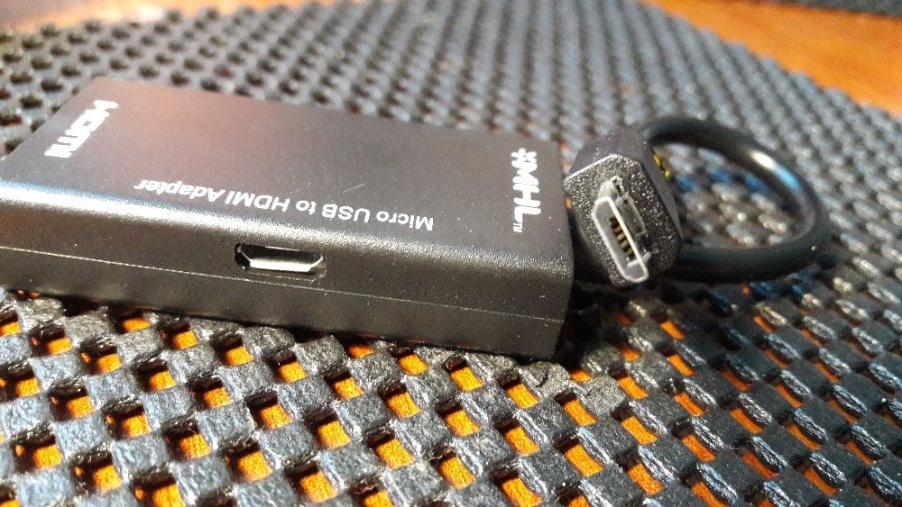 MHL (micro usb 5pin) адаптер дублирование экрана ТВ со смартфона/HDMI