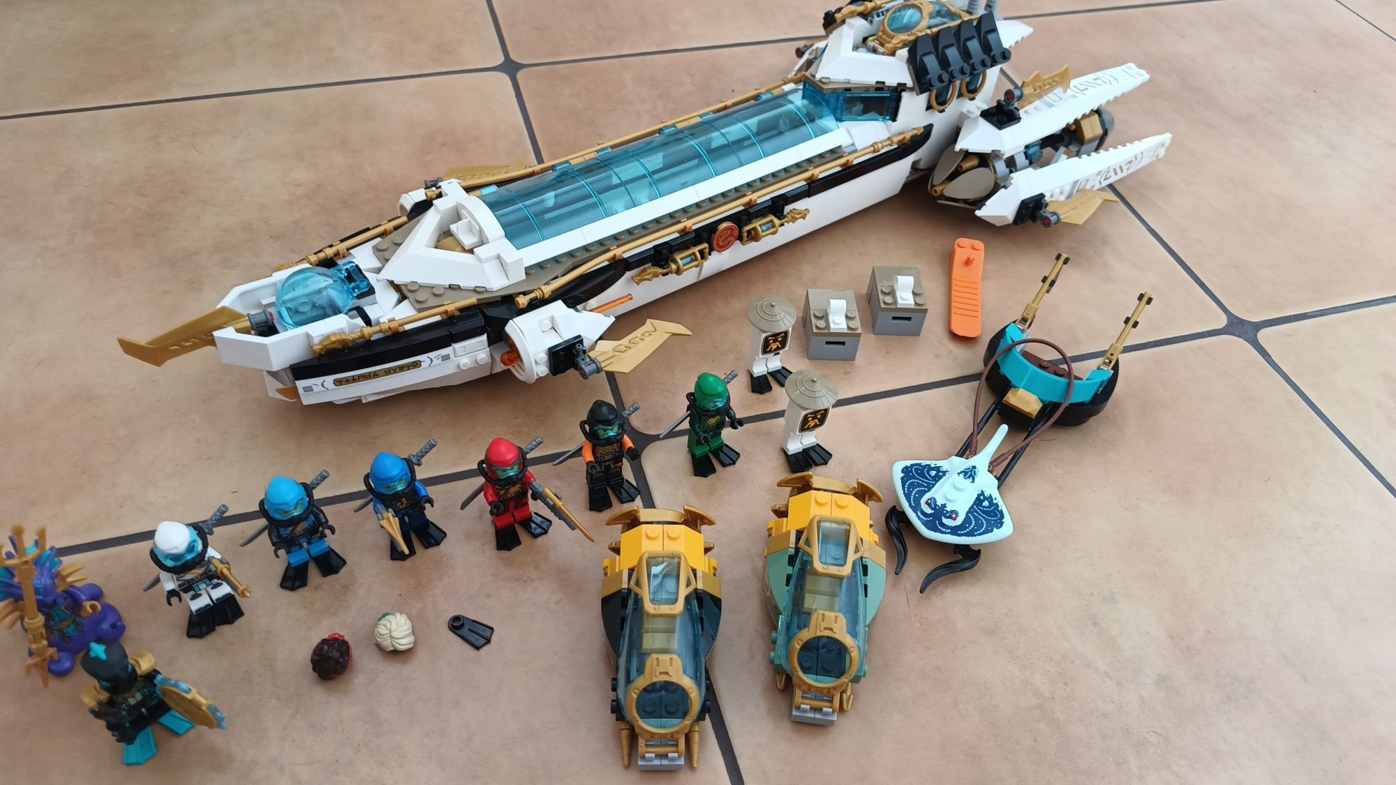 Lego oryginał 71756 ogromna pływajaca perła Ninjago komplet unikat kg