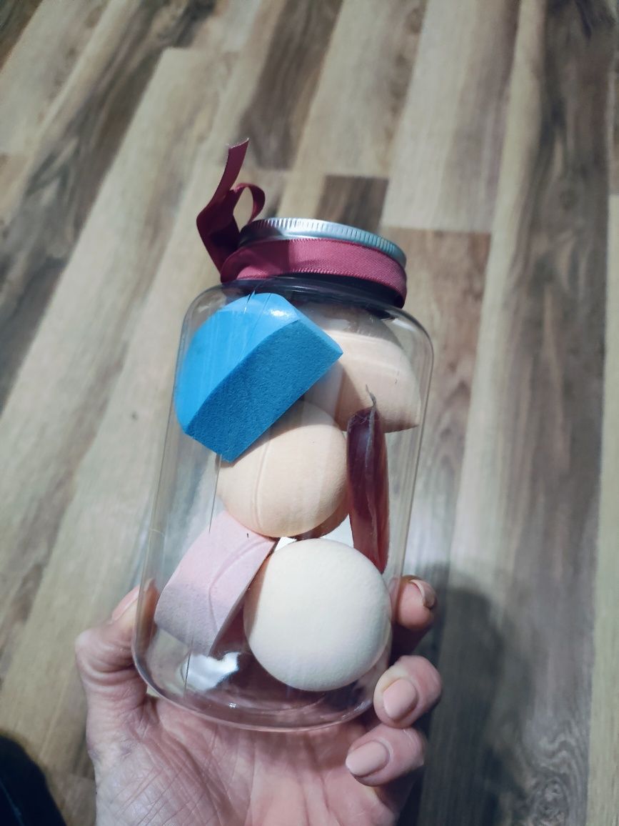 Gąbki do makijażu beauty blender 7 sztuk mix